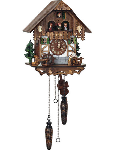Quartz Cuckoo clock with Wood chopper