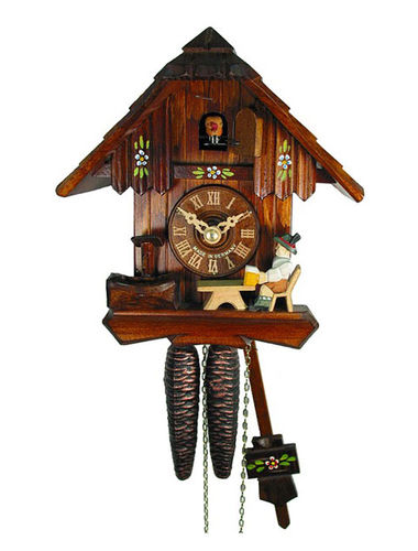 Bavarian style Cuckoo clock with Beer drinker