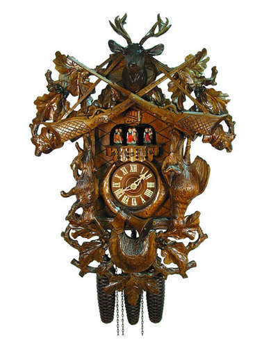 Exquisite Hunter style Cuckoo clock