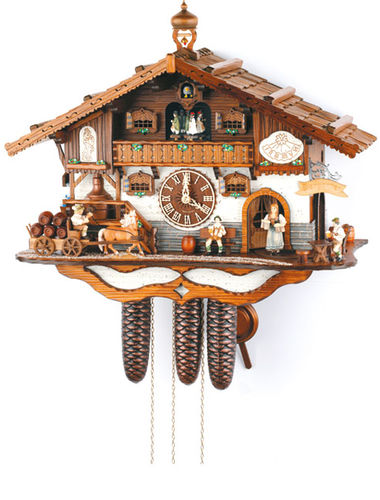 Cuckoo clock of a Bavarian Biergarten
